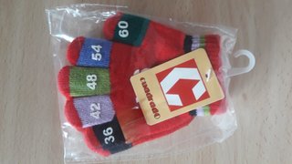 Guantes infantiles Cuadrado