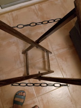 Caballete madera pino artesanal 77cm