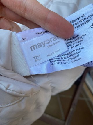 Abrigo reversible Mayoral 12 meses