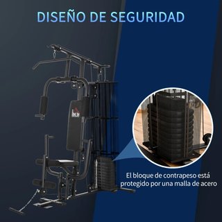 Máquina de musculación multifunción