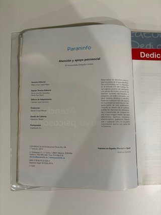 Atención y apoyo psicosocial