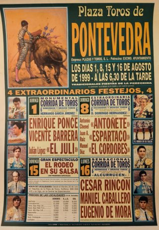 Toros en Pontevedra 1999