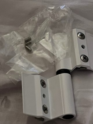 Bisagra aluminio blanco v2p eu izda.