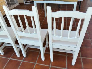 Mesa extensible madera y metal
