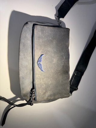 Bolso Zadig & Voltaire gris con alas