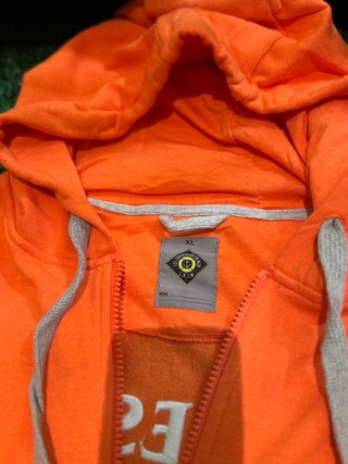 Sudadera Quiksilver Naranja Vintage