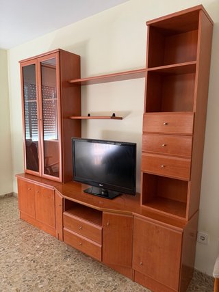 Mueble de salón completo madera