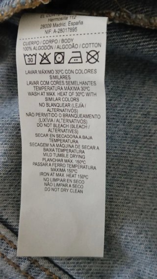 Cazadora Vaquera Green Coast Talla S