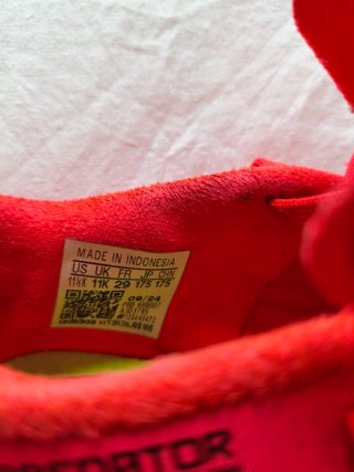 Botas de fútbol Adidas Predator Rojas Para niño