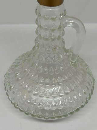 Frasco antiguo de vidrio