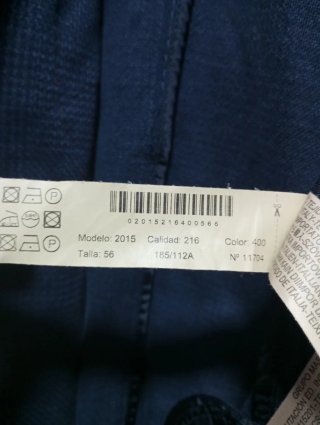 Americana Massimo Dutti azul marino Talla