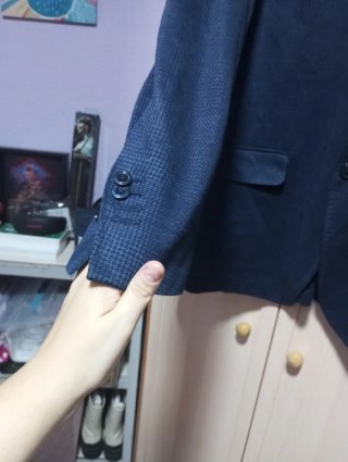 Americana Massimo Dutti azul marino Talla