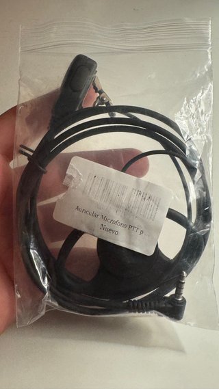 Auricular Micrófono PTT Walkie Talkie
