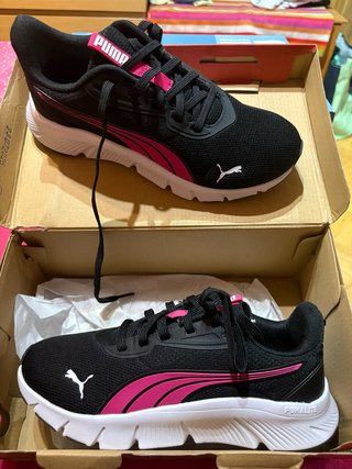 Zapatillas Puma Flex Focus Negro/Rosa