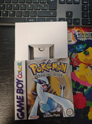 Caja Repro Pokemon Plata Game Boy Color