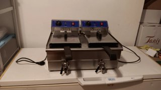 Freidora Industrial Doble ASCASO 8+8L
