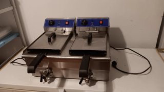 Freidora Industrial Doble ASCASO 8+8L