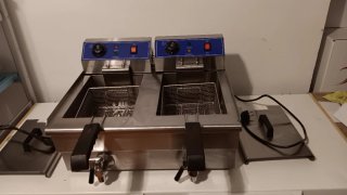 Freidora Industrial Doble ASCASO 8+8L