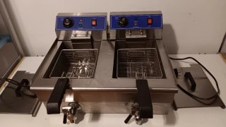 Freidora Industrial Doble ASCASO 8+8L