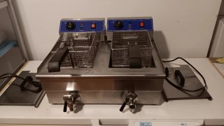 Freidora Industrial Doble ASCASO 8+8L