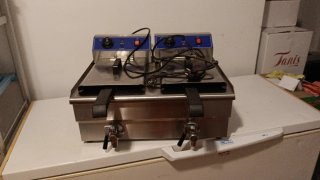 Freidora Industrial Doble ASCASO 8+8L