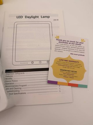 Lámpara LED de terapia nueva a estrenar