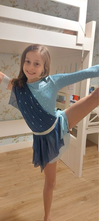 Maillot patinaje artístico talla 12