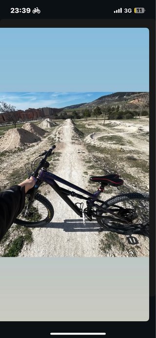 Cuadro Bici MTB Morado