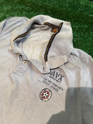 Polo Gris Avirex AVX