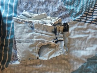 Pantalón vaquero Siksilk con flores hombre XS