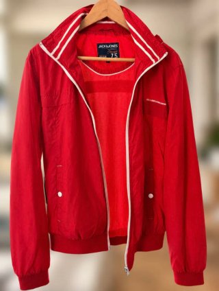 Chaqueta Chubasquero Rojo Jack&Jones