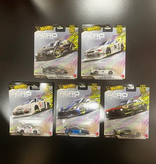 Hot Wheels Aero Styles Colección Completa