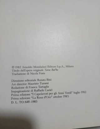 Libro TARAS BULBA