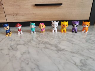8 Figuras De La Patrulla Canina.(Perros y gatos )