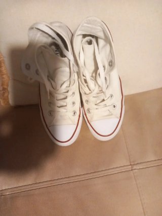 Converse Talla 36.5 Blancas