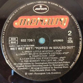 Wet Wet Wet - Popped In Souled Out (LP, Album)