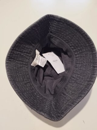 Cappello bucket Celine denim con strass