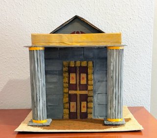 Templo para portal de belen