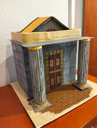 Templo para portal de belen