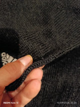 Bufanda Adidas Negra Lana