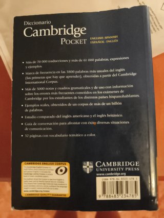 Diccionario Bilingüe Cambridge Spanish-English ...