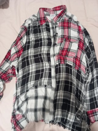 Camisa cuadros Bershka Talla L