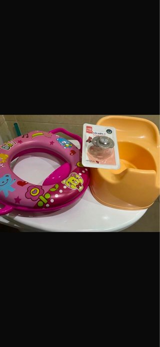 Orinal y asiento de baño para bebé