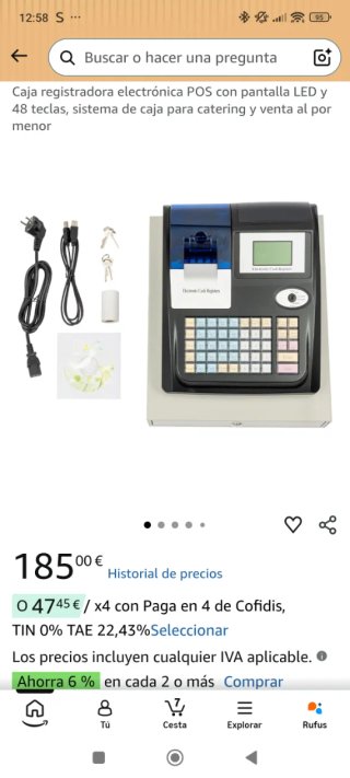 Caja Registradora Electrónica