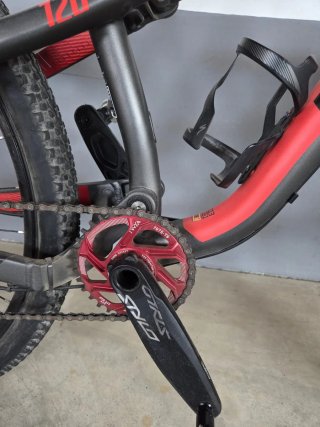 Bicicleta Rockrider 29 Roja y Negra