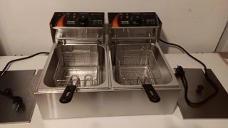 Freidora Industrial Doble 6+6L