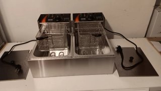 Freidora Industrial Doble 6+6L