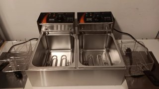 Freidora Industrial Doble 6+6L
