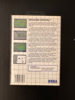 Dragon Crystal - Master System - Completo
