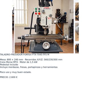 Taladro Fresador Fortex FTX-7045-TFS M